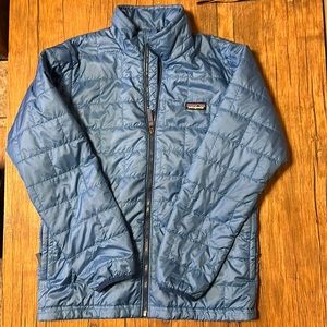 Patagonia kids down sweater size XL 14 Blue